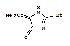 4H-imidazol-4-one,2-ethyl-1,5-dihydro-5-(1-methylethylidene)-(9ci) Structure,210297-12-4Structure