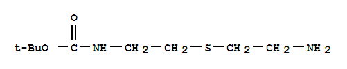 Tert-butyl 2-(2-aminoethylthio)ethylcarbamate Structure,210767-27-4Structure