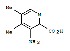 (9ci)-3-氨基-4,5-二甲基-2-吡啶羧酸结构式_211318-92-2结构式