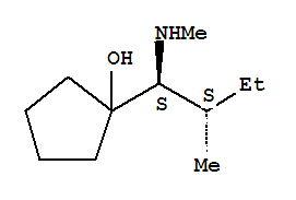 (9ci)-1-[(1s,2s)-2-甲基-1-(甲基氨基)丁基]-环戊醇结构式_211437-98-8结构式