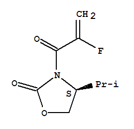 2-Oxazolidinone, 3-(2-fluoro-1-oxo-2-propenyl)-4-(1-methylethyl)-, (4s)-(9ci) Structure,211444-51-8Structure