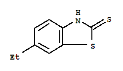 2(3H)-benzothiazolethione,6-ethyl-(9ci) Structure,21224-17-9Structure