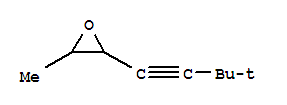 Oxirane, 2-(3,3-dimethyl-1-butynyl)-3-methyl-(9ci) Structure,212687-69-9Structure