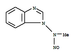 1H-benzimidazol-1-amine,n-methyl-n-nitroso-(9ci) Structure,213206-25-8Structure