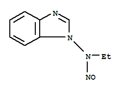 1H-benzimidazol-1-amine,n-ethyl-n-nitroso-(9ci) Structure,213206-26-9Structure