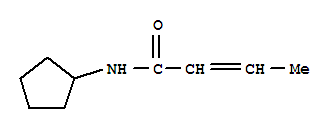 2-Butenamide,n-cyclopentyl-(9ci) Structure,213387-78-1Structure