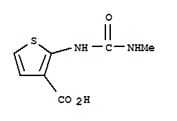 3-Thiophenecarboxylicacid,2-[[(methylamino)carbonyl]amino]-(9ci) Structure,213390-61-5Structure