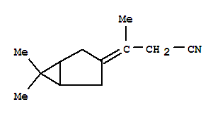 (9ci)-3-(6,6-二甲基双环[3.1.0]-3-己基)-丁腈结构式_213529-81-8结构式