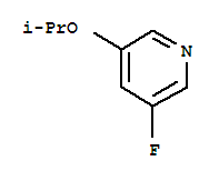 (9CI)-3-氟-5-(1-甲基乙氧基)-吡啶结构式_213766-03-1结构式