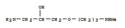 1-氨基-3-[3-(甲基氨基)丙氧基]-2-丙醇结构式_214190-75-7结构式