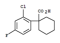 1-(2-Chloro-4-fluorophenyl)cyclohexanecarboxylic acid Structure,214263-02-2Structure