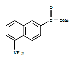 (9ci)-5-氨基-2-萘羧酸甲酯结构式_214628-89-4结构式