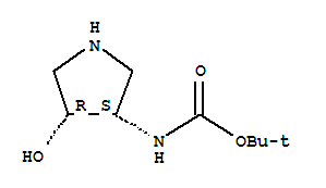 2-Methyl-2-propanyl [(3s,4r)-4-hydroxy-3-pyrrolidinyl]carbamate Structure,214629-34-2Structure