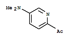 Ethanone, 1-[5-(dimethylamino)-2-pyridinyl]-(9ci) Structure,214701-20-9Structure