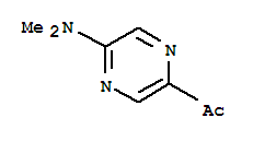 Ethanone, 1-[5-(dimethylamino)pyrazinyl]-(9ci) Structure,214701-22-1Structure