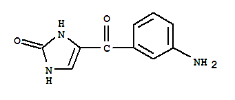 4-(3-氨基苯甲酰基)-1,3-二氢-2H-咪唑-2-酮结构式_21472-32-2结构式