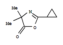 5(4H)-oxazolone,2-cyclopropyl-4,4-dimethyl-(9ci) Structure,215036-03-6Structure