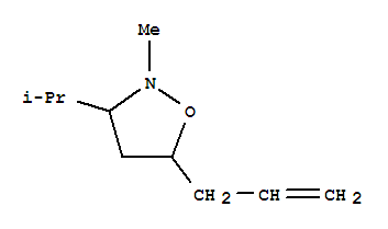 (9ci)-2-甲基-3-(1-甲基乙基)-5-(2-丙烯基)-异噁唑啉结构式_215237-01-7结构式