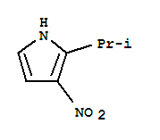 (9ci)-2-(1-甲基乙基)-3-硝基-1H-吡咯结构式_215503-19-8结构式