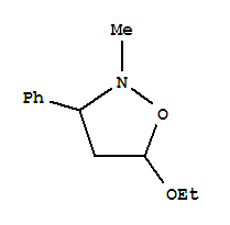 Isoxazolidine, 5-ethoxy-2-methyl-3-phenyl-(9ci) Structure,215509-17-4Structure