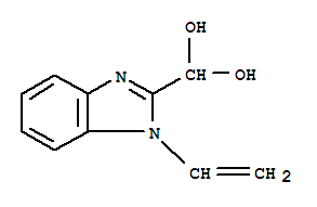 Methanediol, (1-ethenyl-1h-benzimidazol-2-yl)-(9ci) Structure,215512-70-2Structure