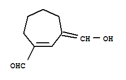 1-Cycloheptene-1-carboxaldehyde, 3-(hydroxymethylene)-(9ci) Structure,215525-22-7Structure