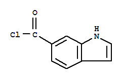 1H-吲哚-6-羰酰氯结构式_215941-02-9结构式