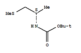 [(1S)-1-甲基-2-(甲基硫代)乙基]-氨基甲酸,1,1-二甲基乙酯结构式_216236-33-8结构式