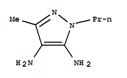 1H-pyrazole-4,5-diamine, 3-methyl-1-propyl- Structure,216320-84-2Structure