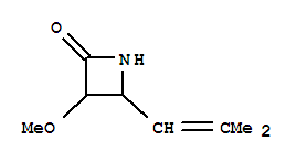 (9ci)-3-甲氧基-4-(2-甲基-1-丙烯基)-2-氮杂啶酮结构式_216366-75-5结构式