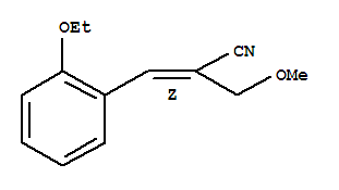 (2z)-(9ci)-3-(2-乙氧基苯基)-2-(甲氧基甲基)-2-丙烯腈结构式_216384-76-8结构式