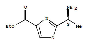 4-Thiazolecarboxylicacid,2-[(1s)-1-aminoethyl]-,ethylester(9ci) Structure,216480-96-5Structure