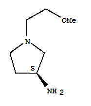 (3s)-(9ci)-1-(2-甲氧基乙基)-3-吡咯烷胺结构式_216667-74-2结构式