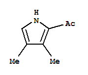 Ethanone, 1-(3,4-dimethyl-1h-pyrrol-2-yl)-(9ci) Structure,2169-18-8Structure