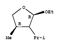 (2r,4r)-rel-(9ci)-2-乙氧基四氢-4-甲基-3-(1-甲基乙基)-呋喃结构式_217969-55-6结构式