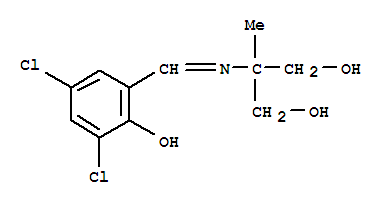 2-[(3,5-Dichloro-2-hydroxybenzylidene)amino]-2-methylpropane-1,3-diol Structure,218144-82-2Structure