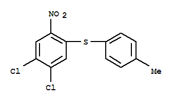 1,2-Dichloro-4-[(4-methylphenyl)thio]-5-nitrobenzene Structure,218156-19-5Structure