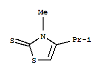 2(3H)-thiazolethione,3-methyl-4-(1-methylethyl)-(9ci) Structure,21857-28-3Structure