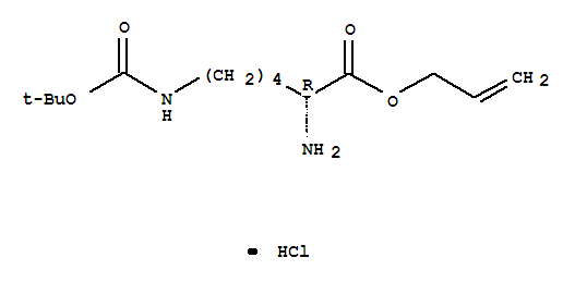 H-d-lys(boc)-oall*hcl Structure,218962-73-3Structure