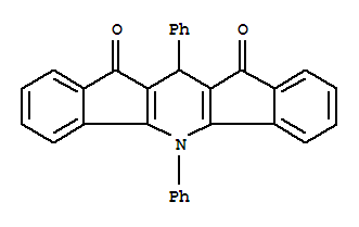 Diindeno[1,2-b:2,1-e]pyridine-10,12-dione, 5,11-dihydro-5,11-diphenyl- Structure,21924-99-2Structure