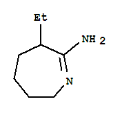 2H-azepin-7-amine,6-ethyl-3,4,5,6-tetrahydro-(9ci) Structure,219477-69-7Structure