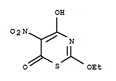 6H-1,3-thiazin-6-one,2-ethoxy-4-hydroxy-5-nitro-(9ci) Structure,219542-22-0Structure