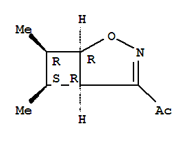 Ethanone, 1-[(1r,5r,6s,7r)-6,7-dimethyl-2-oxa-3-azabicyclo[3.2.0]hept-3-en- Structure,219597-92-9Structure