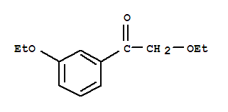 (9ci)-2-乙氧基-1-(3-乙氧基苯基)-乙酮结构式_219706-47-5结构式