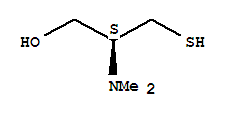 (2s)-(9ci)-2-(二甲基氨基)-3-疏基-1-丙醇结构式_219744-48-6结构式