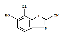 2-Benzothiazolecarbonitrile, 7-chloro-6-hydroxy- Structure,220050-36-2Structure