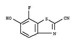 2-Benzothiazolecarbonitrile, 7-fluoro-6-hydroxy- Structure,220050-44-2Structure