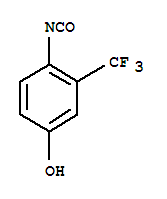 (9CI)-4-异氰酰基-3-(三氟甲基)-苯酚结构式_220239-70-3结构式