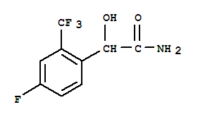 Benzeneacetamide, 4-fluoro--alpha--hydroxy-2-(trifluoromethyl)- Structure,220259-81-4Structure