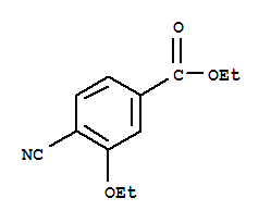 Benzoic acid, 4-cyano-3-ethoxy-, ethyl ester (9ci) Structure,220380-12-1Structure